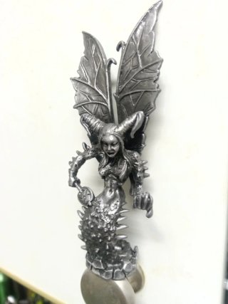 Figura Hada/Ondina/Ninfa Súcubo Peltre