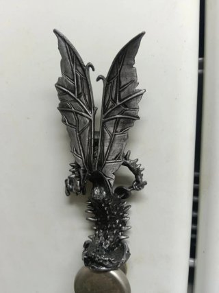 Figura Hada/Ondina/Ninfa Súcubo Peltre