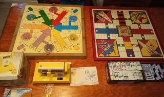 Lote Juegos Vintage Años 70: Coqueta y Dominó