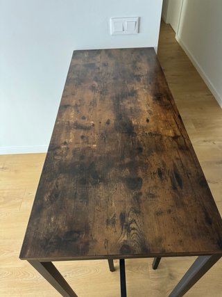 Mesa alta cocina con 2 taburetes