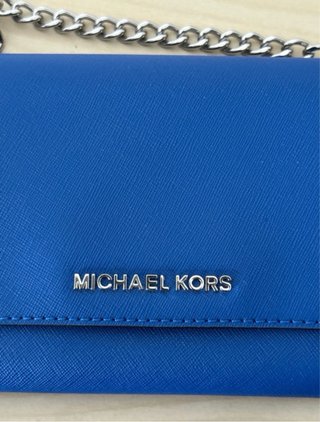 Michael Kors Jet Set Travel - Blu Argento