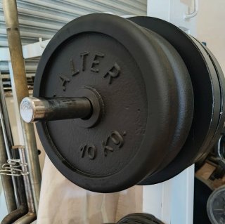 DISCOS MUSCULACIÓN (5 y 10KG)!