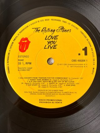 The Rolling Stones Love You Live Vinilo