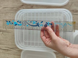 Contenitori in plastica trasparente
