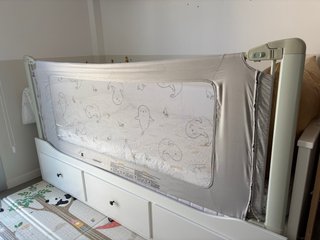 Barrera seguridad cama para niños 180cm y 200cm