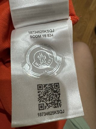 Polo Moncler Vintage Arancione Y2K