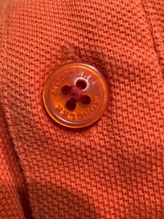 Polo Moncler Vintage Arancione Y2K