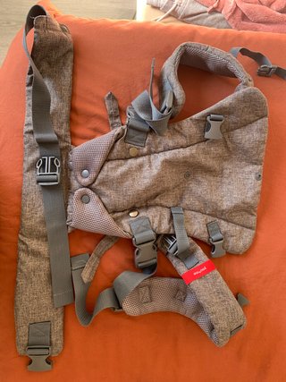 Mochila Portabebés Ergonómica Gris