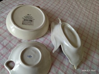 Set svuota tasche vintage porcellana