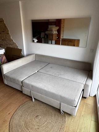 Sofá Cama Chaise Longue Ikea Beige