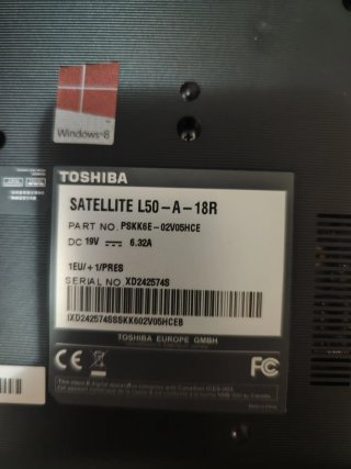 Portátil Toshiba i7