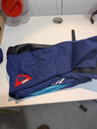 Fato Leatt Motocross Azul e Branco
