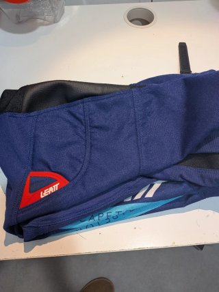 Fato Leatt Motocross Azul e Branco