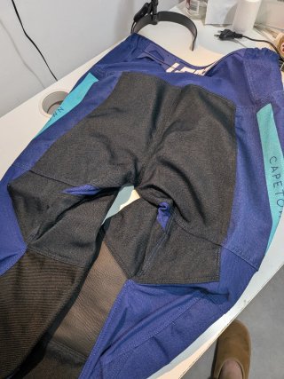 Fato Leatt Motocross Azul e Branco
