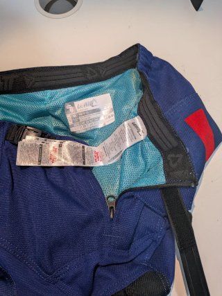 Fato Leatt Motocross Azul e Branco