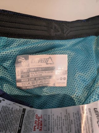Fato Leatt Motocross Azul e Branco