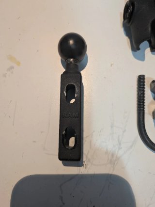Kit RAM Mount Base Redonda e Suporte
