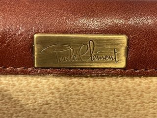 Paule Clément Cartera Piel Marrón