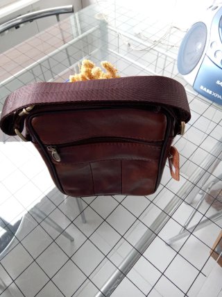 Bandolera Marrón Piel