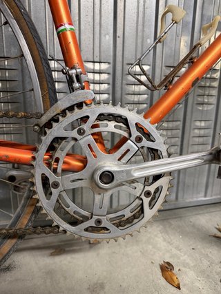 Bici da corsa vintage Vicini arancione