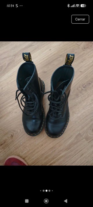 Botas Dr. Martens Talla 38 Negras