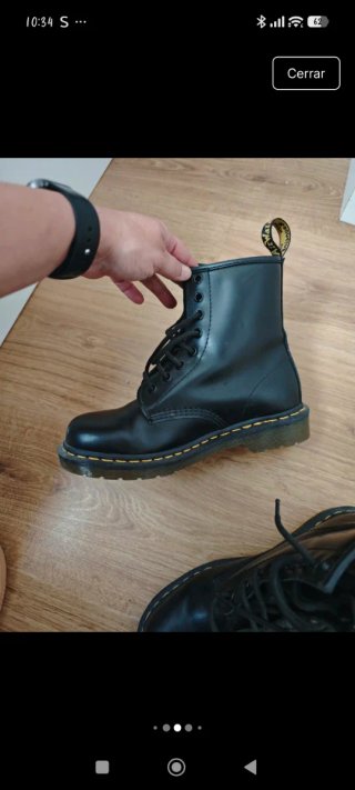 Botas Dr. Martens Talla 38 Negras