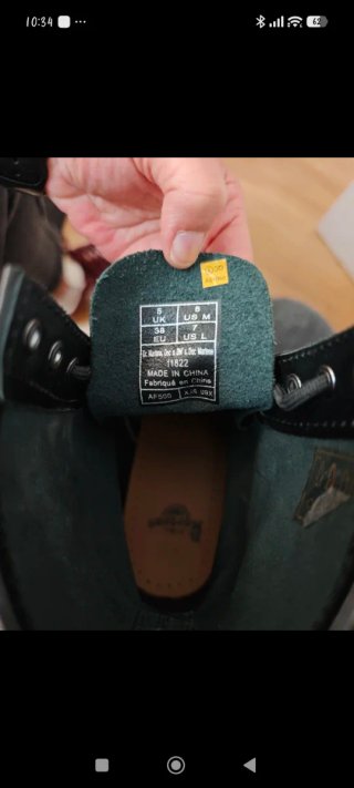 Botas Dr. Martens Talla 38 Negras