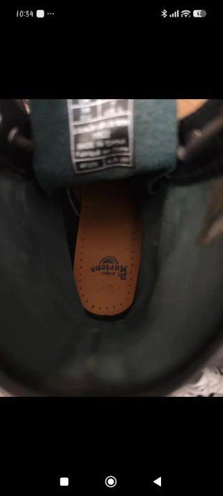 Botas Dr. Martens Talla 38 Negras