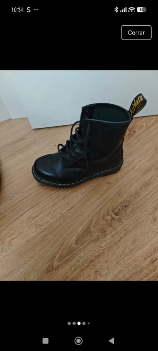 Botas Dr. Martens Talla 38 Negras