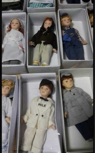 Muñecas de porcelana vintage