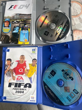 2 Juegos PS2: F1 2004 y FIFA Football 2004