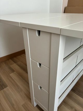 Mesa abatible Norden Ikea blanca