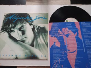 Vinilo Alejandro Sanz Viviendo de Prisa