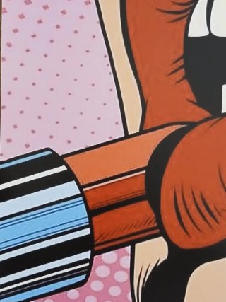 Poster Pop Art Labbra Rosse