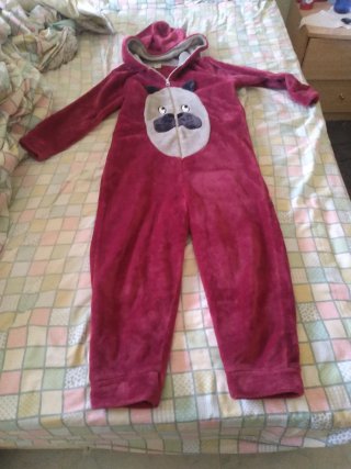 Pijama entero de perrito, para chicos de entre 7,8