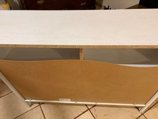 Mueble estantería blanco madera