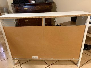 Mueble estantería blanco madera
