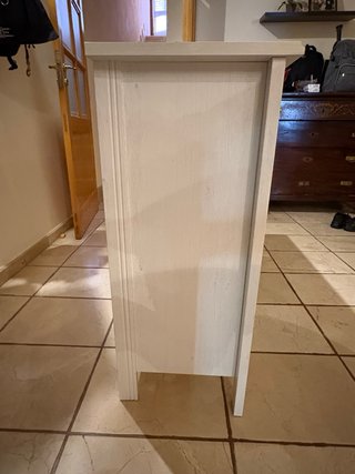 Mueble estantería blanco madera