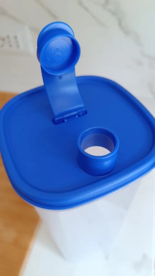 Brocca Tupperware Blu Trasparente
