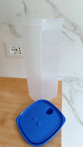 Brocca Tupperware Blu Trasparente