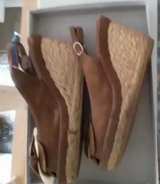 Sandali Geox Beige/Marrone con Fiore