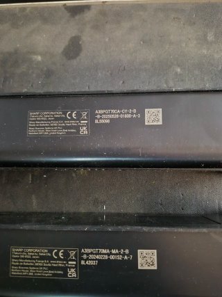 Sharp Juego 4 Cartuchos Toner Originales SIN CAJA