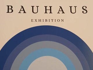 Poster Bauhaus Exhibition Frankfurt