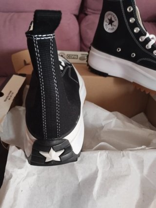 Converse Run Star Hike High Top Unisex Negro/Blanc