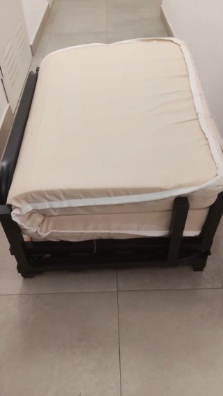 Puff Cama Beige 1.75 x 0.80