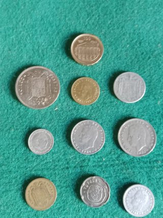 Oportunidad, 10 monedas antiguas pesetas España