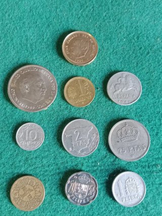 Oportunidad, 10 monedas antiguas pesetas España