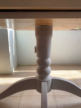 Mesa de comedor Ikea de madera redonda