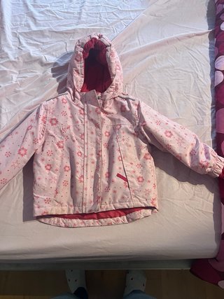 Chaqueta bebé rosa con estrellas