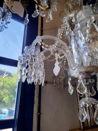 Lámpara de cristal de Bohemia 8 Luces Cristal